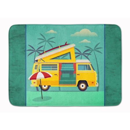 Carolines Treasures Greatest Adventure Camper Van Machine Washable Memory Foam Mat BB5477RUG